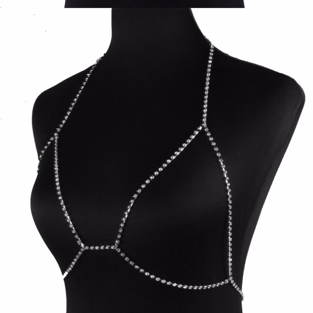 ✨Crystal Bra Body Chain✨ - Picture 5 of 7